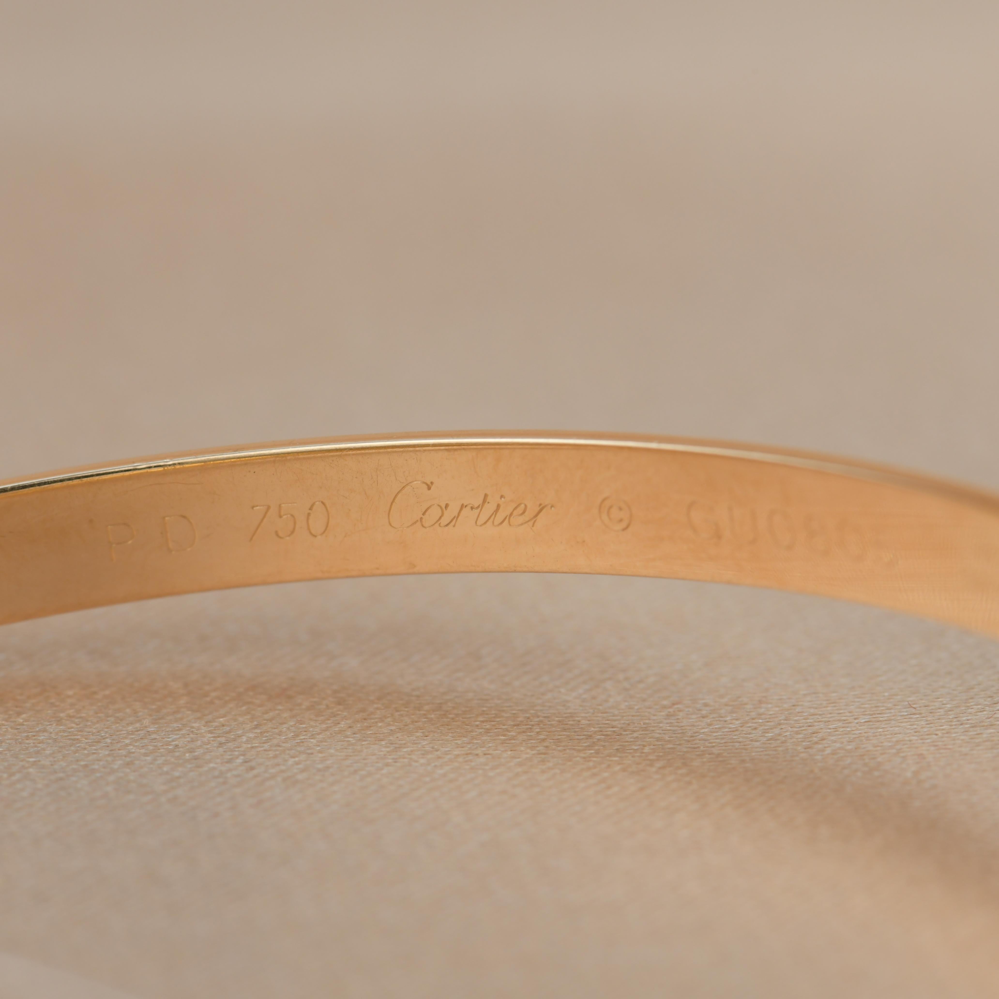 Cartier Trinity 18K White, Yellow and Rose Gold Bracelet 5