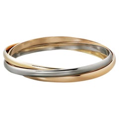 Cartier Trinity 18K White, Yellow and Rose Gold Bracelet