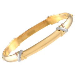 Cartier Trinity 18K Yellow Gold Bangle Bracelet CA02-101023