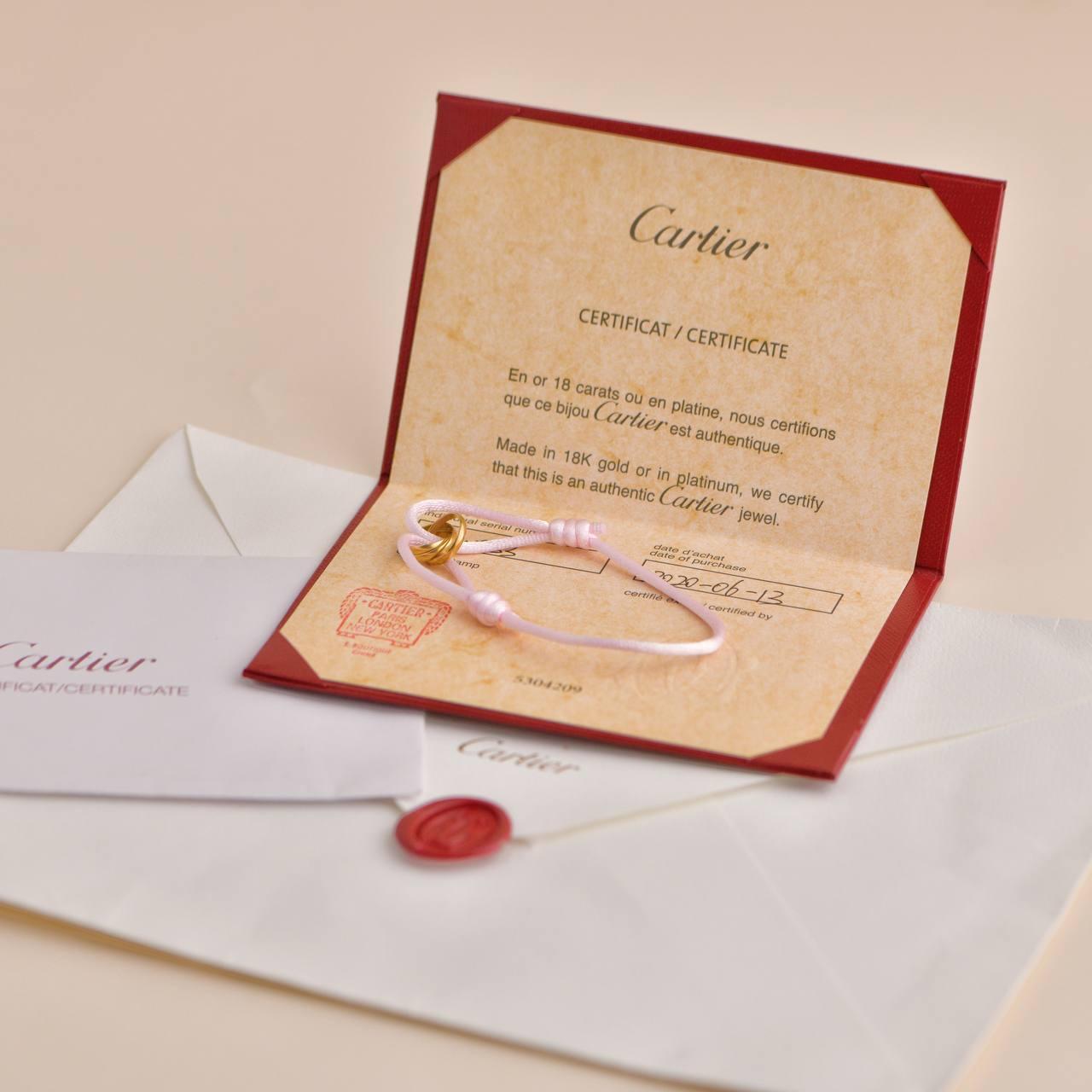 how to tie cartier trinity bracelet