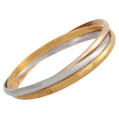 cartier bracelet trio Cartier Trinity 18K Yellow Gold, Rose Gold, White Gold Bracelet
