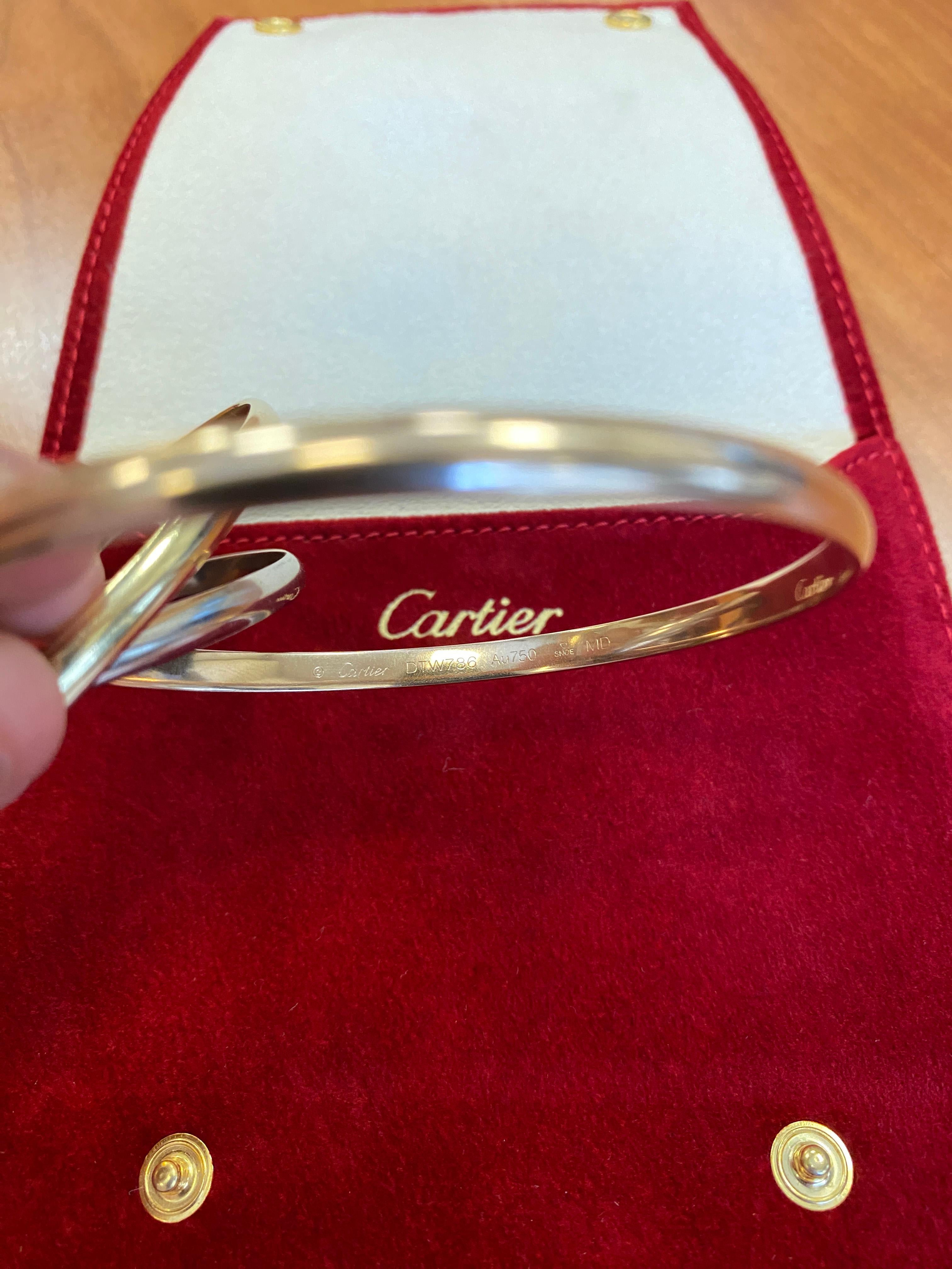 cartier trinity bracelet red
