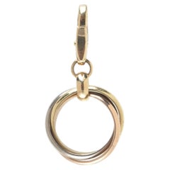 Cartier Trinity 18KT Three Colour Gold Charm Pendant, Signed and Hallmarked