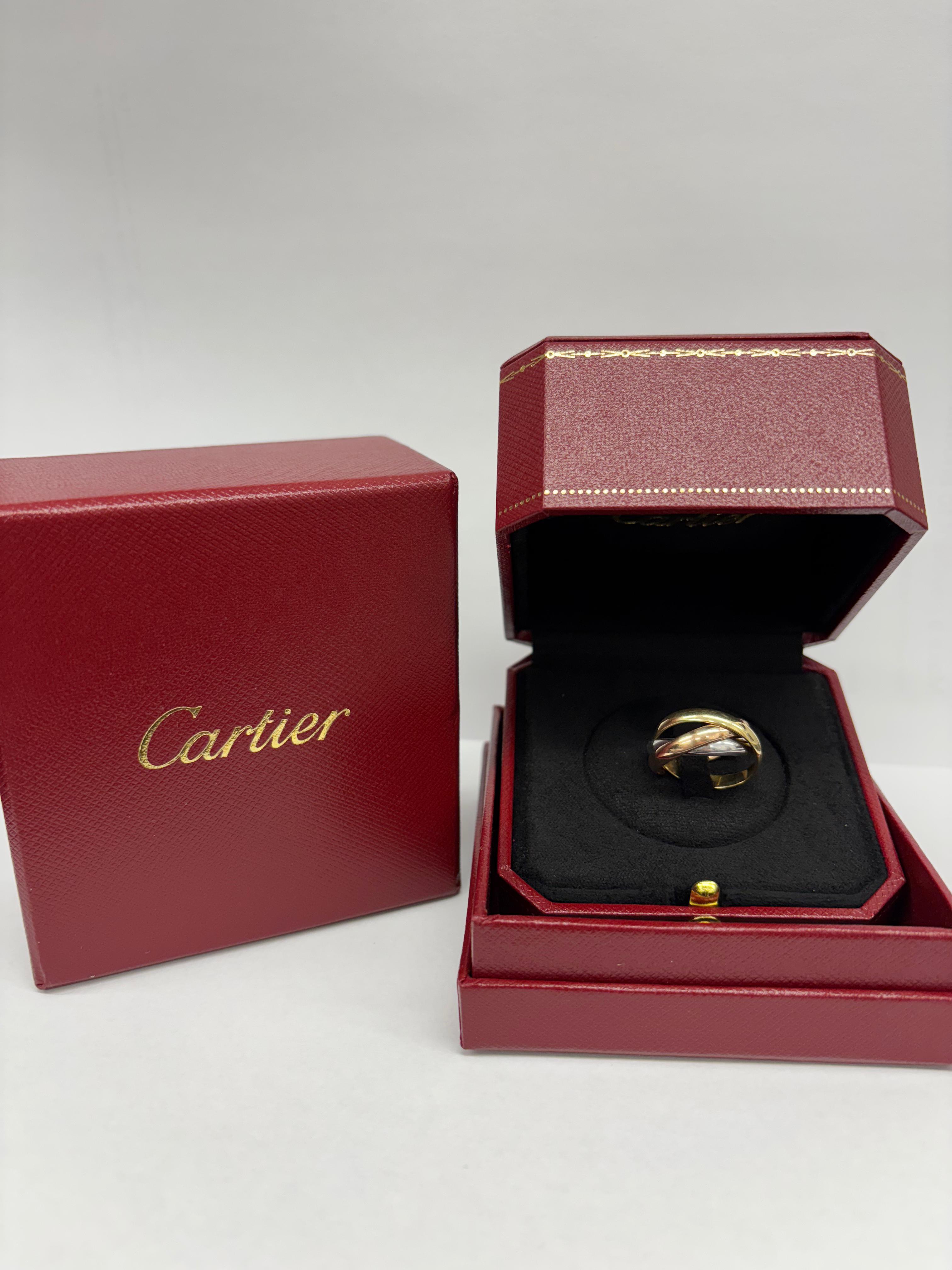 Cartier Trinity 3 Colour 18ct Gold Ring 2