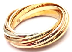 Cartier Trinity 7 Band Tricolor Gold Ring