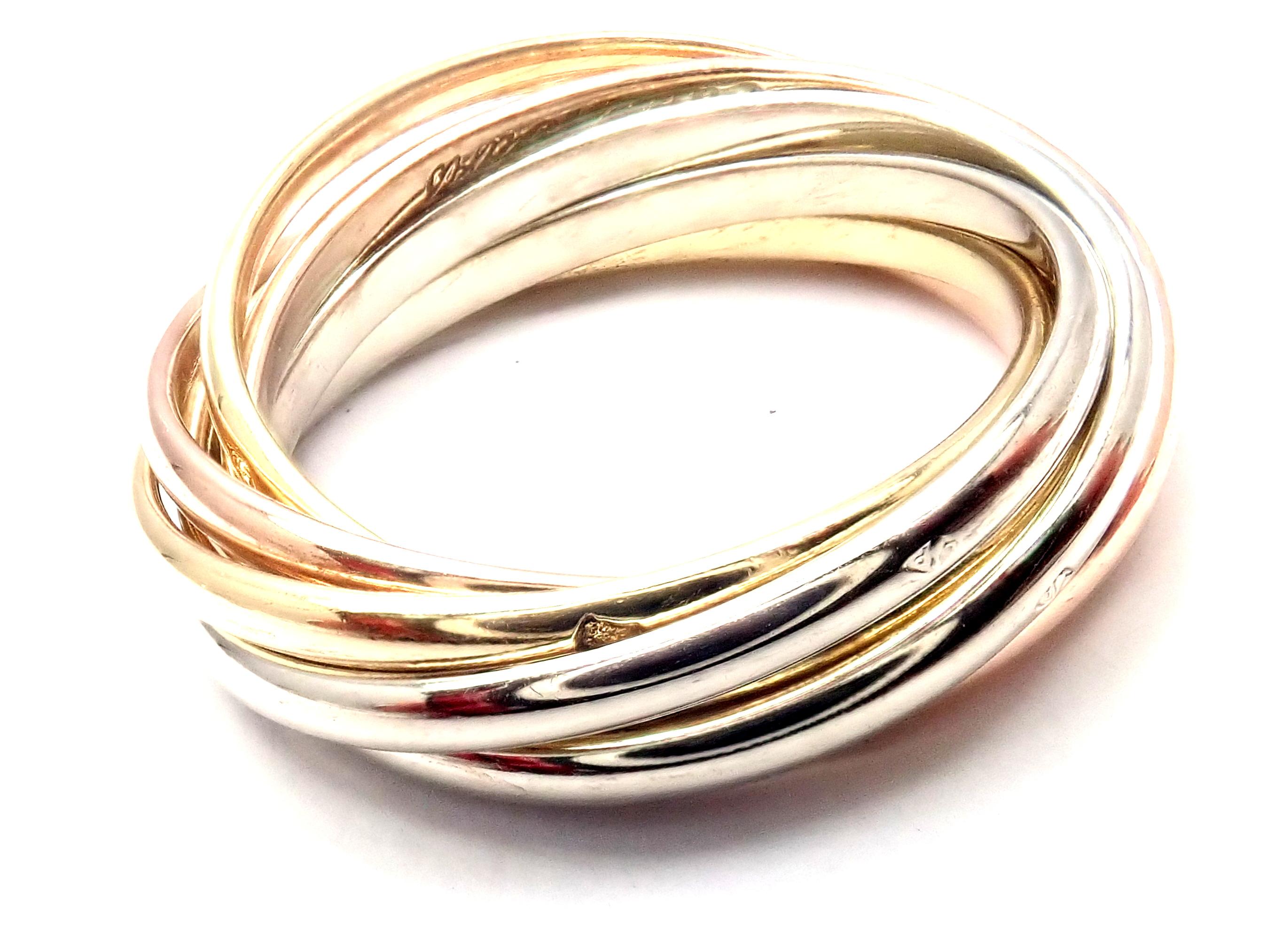 Cartier Trinity 7 Band Tricolor Gold Ring 1