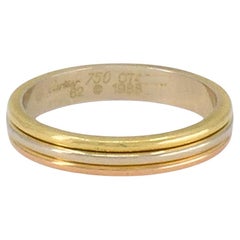 Cartier Trinity Band 18k Gold Men Rings Original Box
