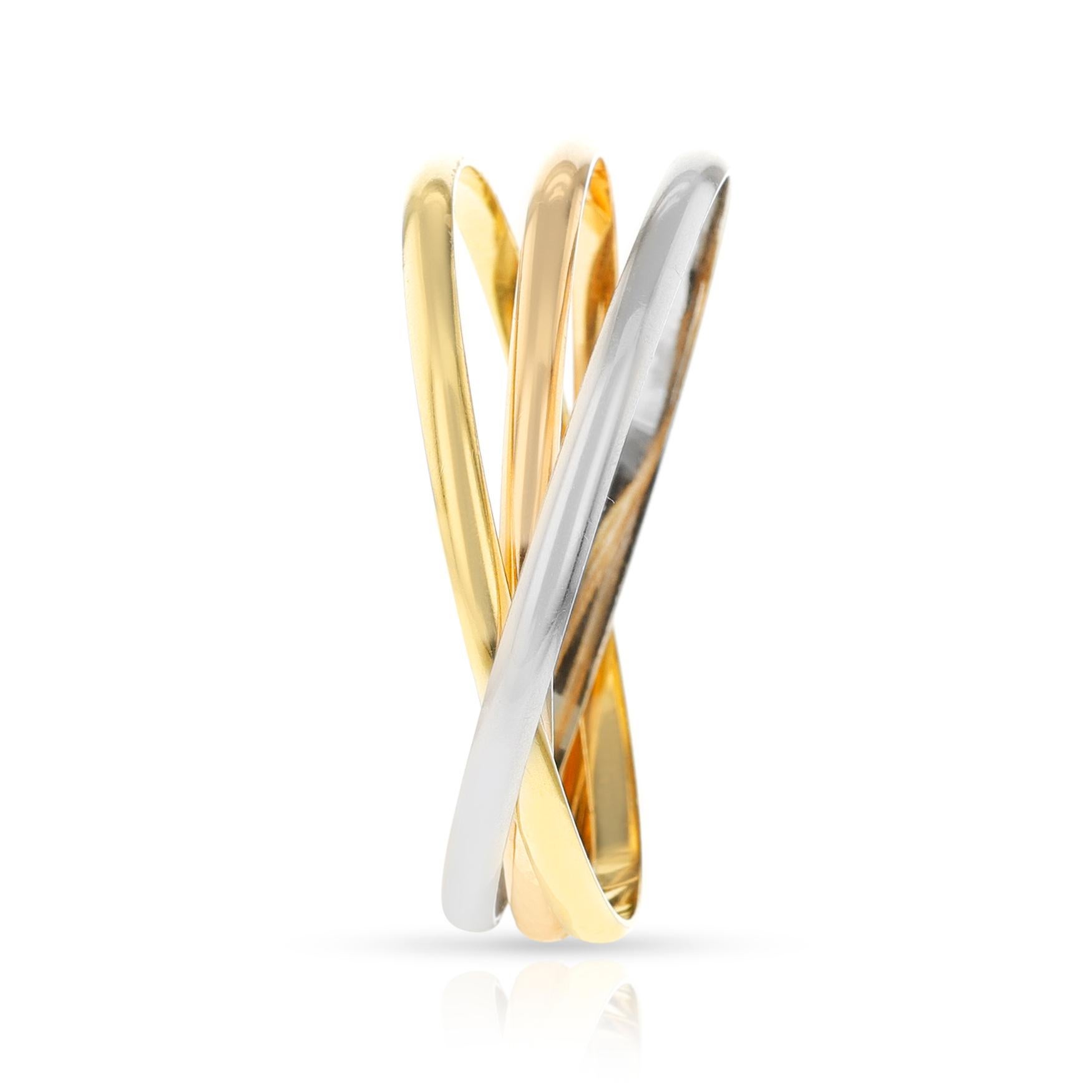 Bangle Trinity di Cartier, oro 18 carati in vendita 1