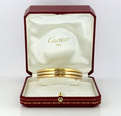 Cartier "Trinity" Bangle in White, Yellow and Rose Gold, France, 1995