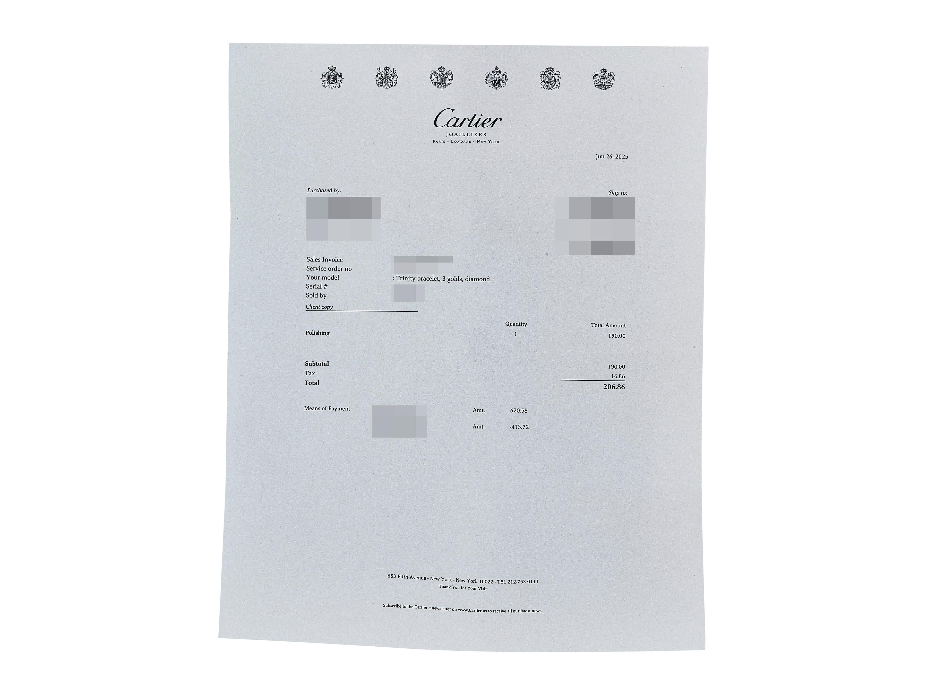 Cartier Trinity Armband 18K Tri-Color Gold Diamant für Damen oder Herren im Angebot