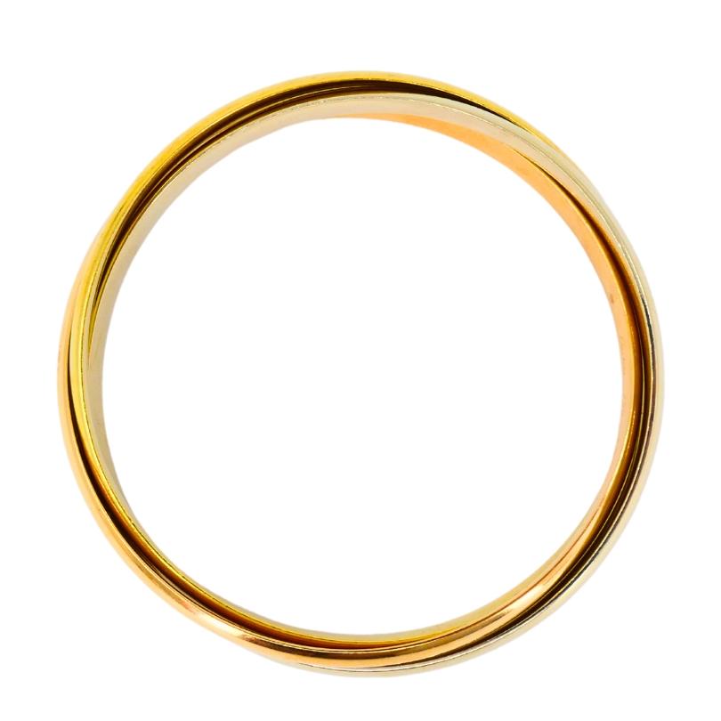Cartier Trinity Bracelet 18k Yellow White Rose Jewelry Estate Jewelry Unisexe en vente