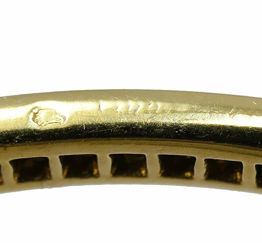 Women's or Men's Cartier Trinity Bracelet Diamond 18k Gold Estate Jewelry For Sale