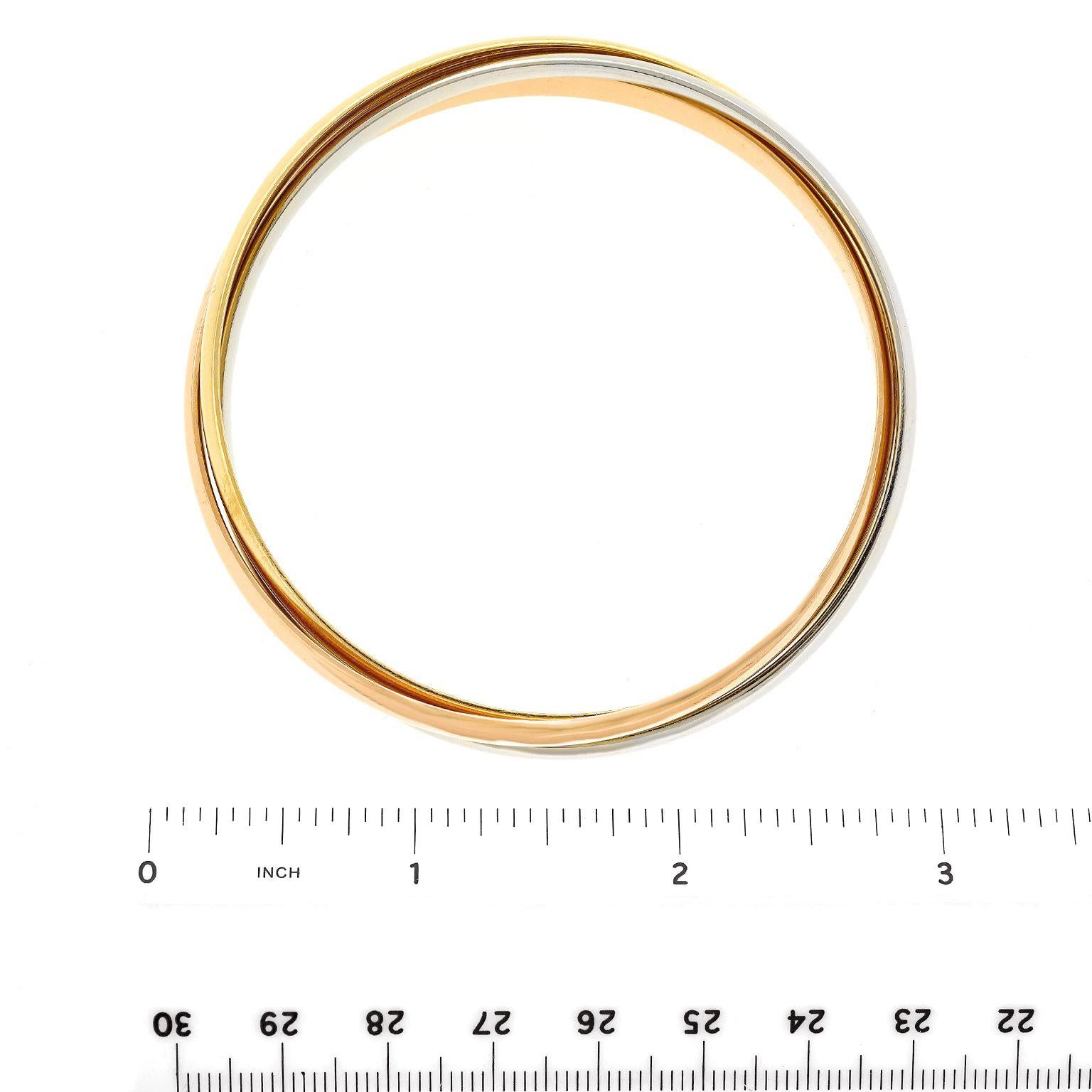 Women's or Men's Cartier Trinity Bracelet in Gold