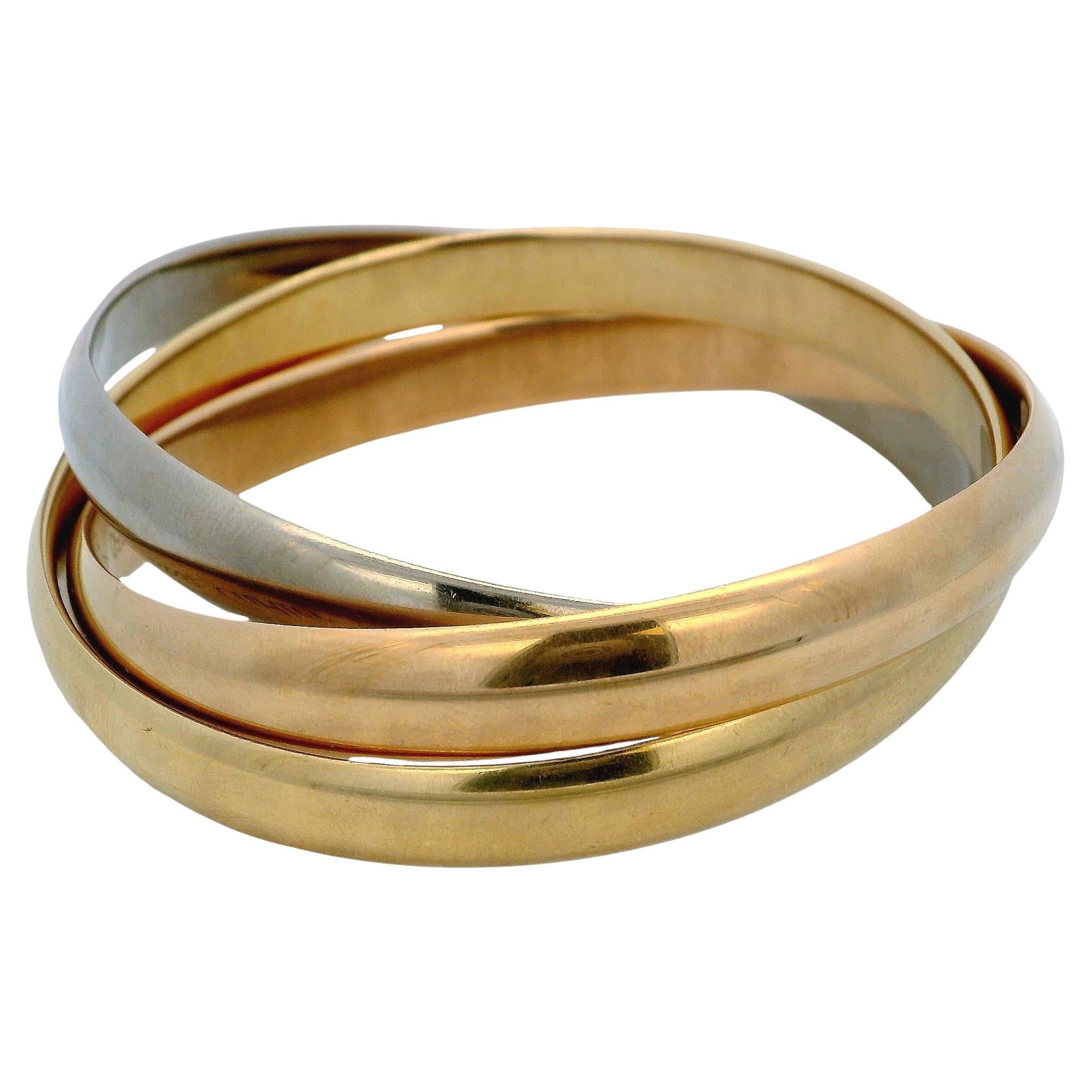 Cartier Trinity Bracelet Wide Medium-French Mark