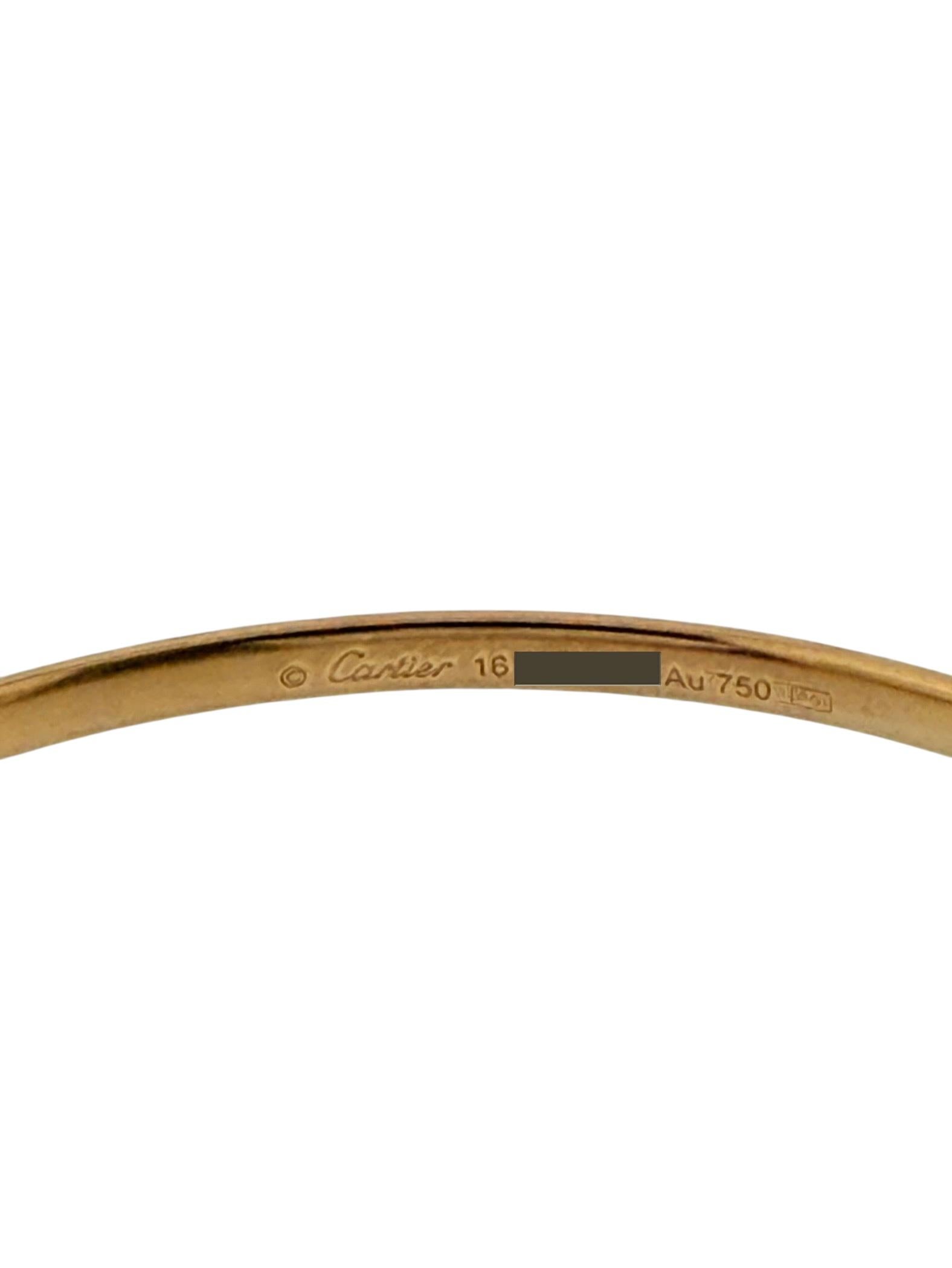 Cartier Pulsera Trinidad Oro Amarillo Blanco y Rosa Moderno en venta
