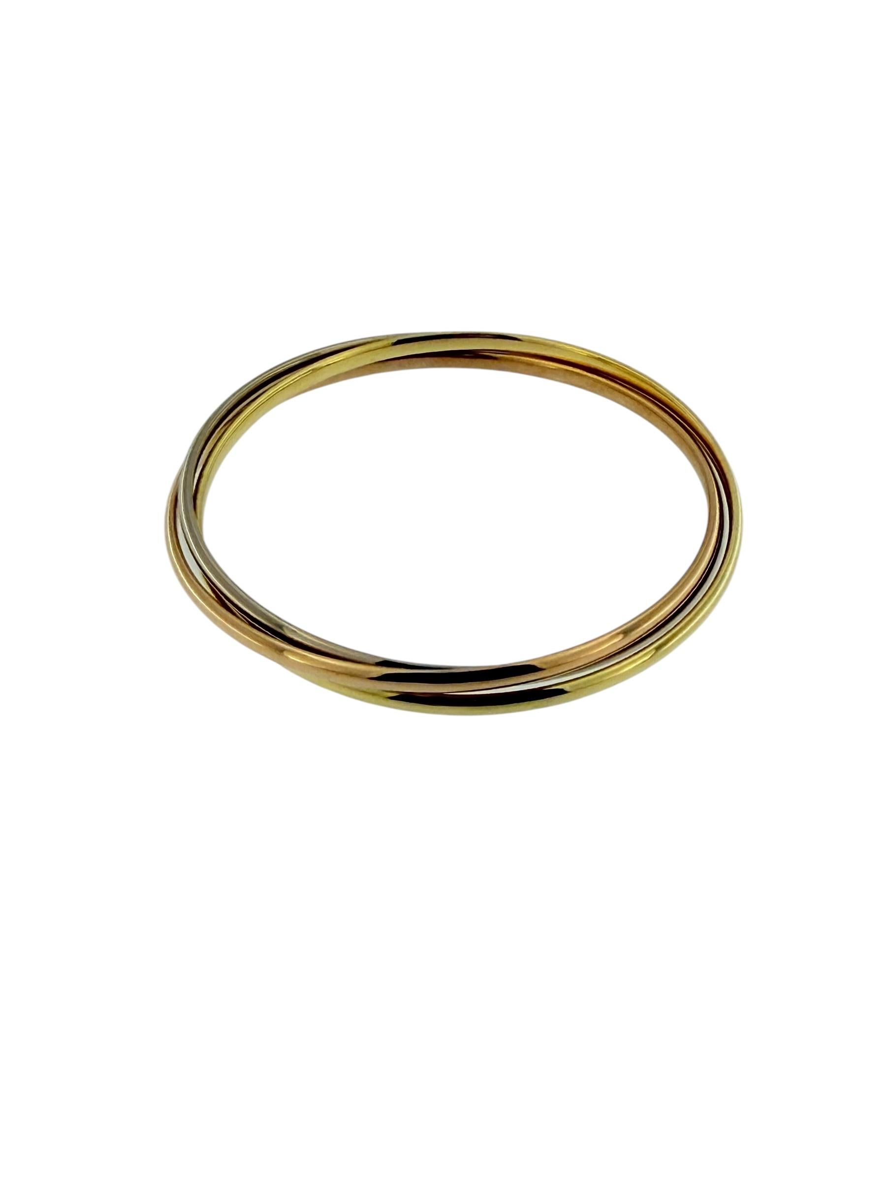Cartier Pulsera Trinidad Oro Amarillo Blanco y Rosa en venta 1