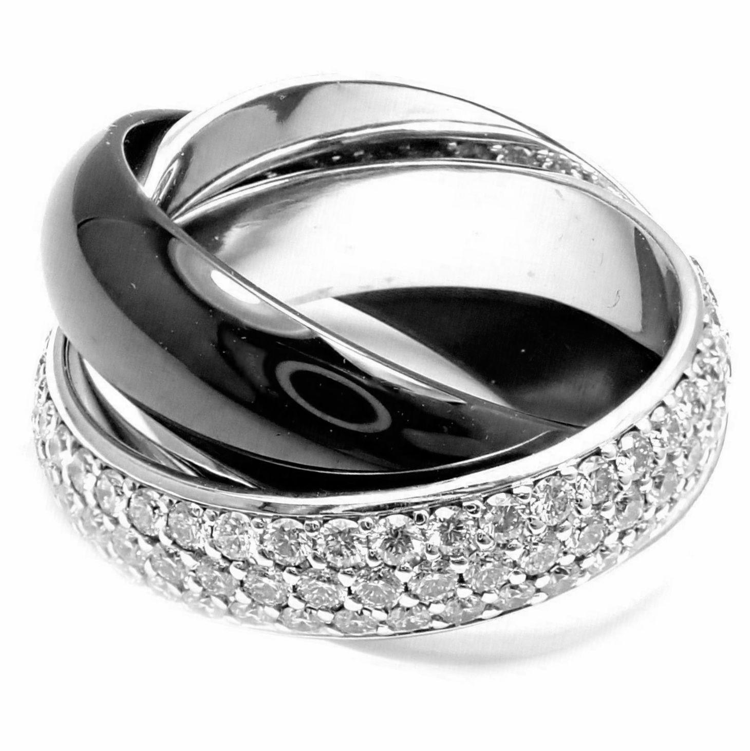 platinum trinity ring