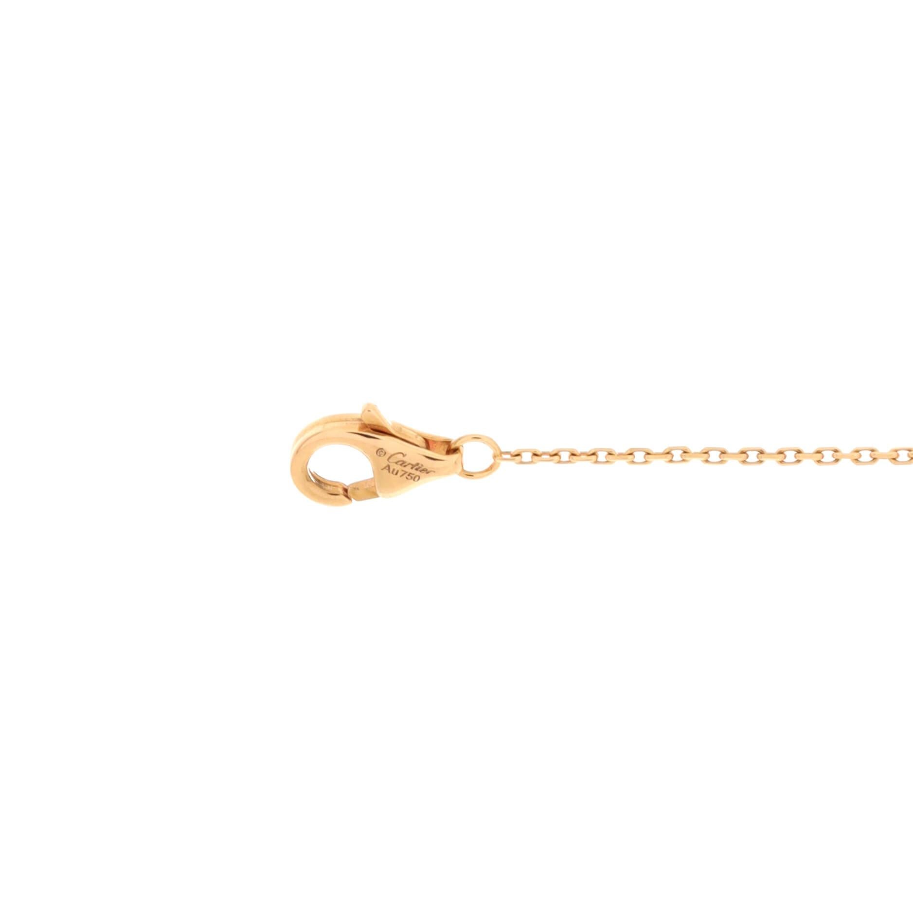 Women's or Men's Cartier Trinity Chain Bracelet 18K Tricolor Gold