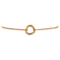 Cartier Trinity Chain Bracelet 18K Tricolor Gold
