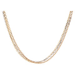 Cartier Trinity Chain Necklace 18k Tricolor Gold