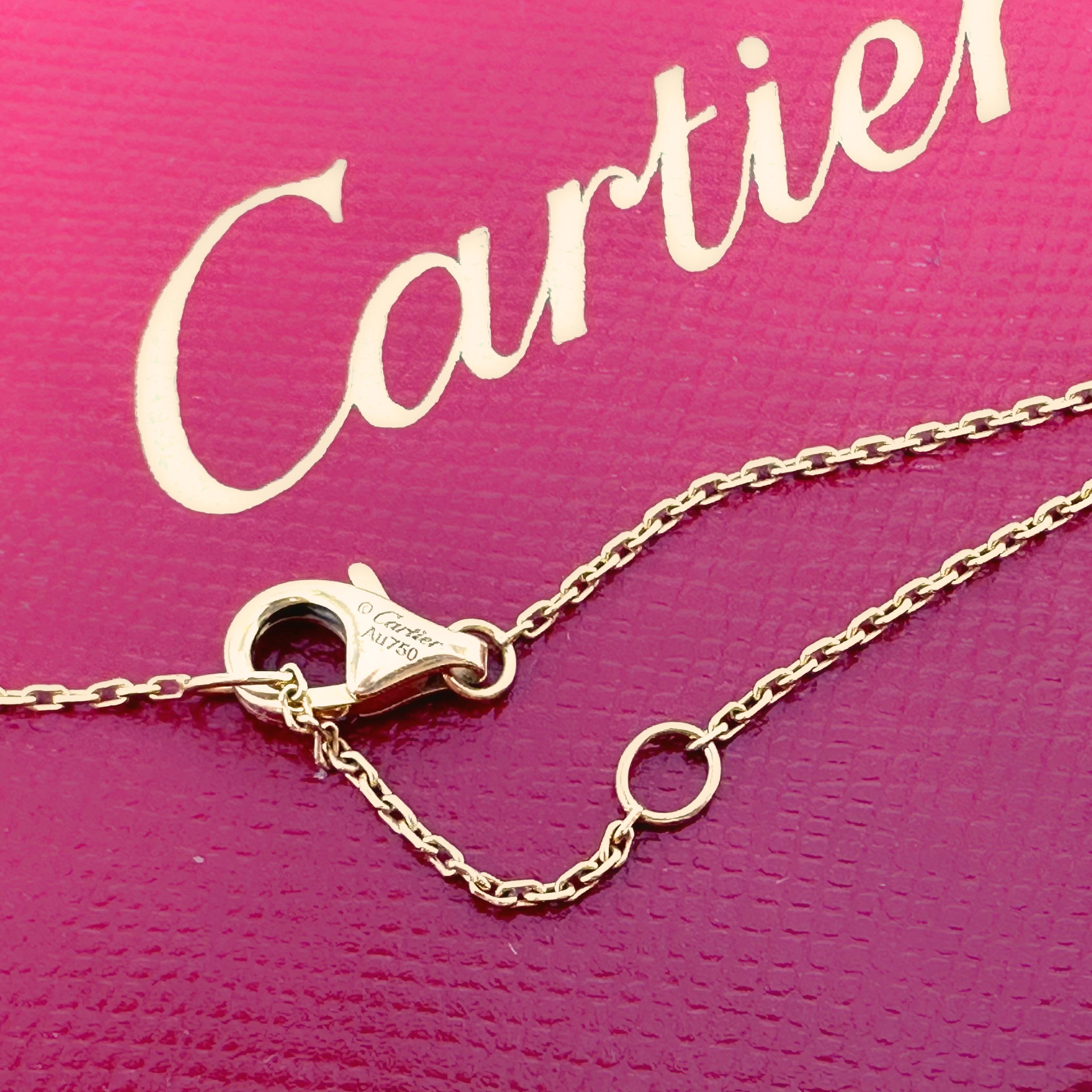 Cartier Trinity Charm Bracelet in 18 Karat White Yellow Pink Gold Boxes and COA For Sale 6
