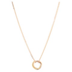 Cartier Trinity Choker Necklace 18k Tricolor Gold