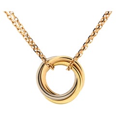 Cartier Trinity Choker Necklace 18K Tricolor Gold
