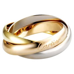 Cartier Trinity Classic Gold Ring Medium Model Size 50
