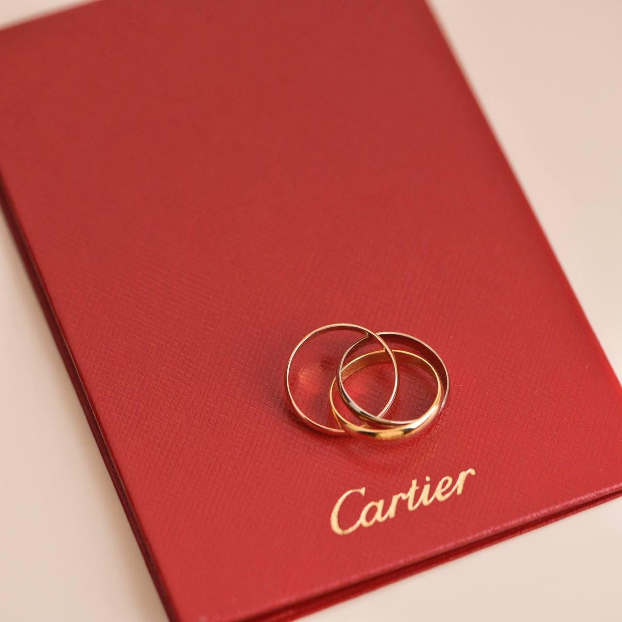cartier trinity ring small vs classic