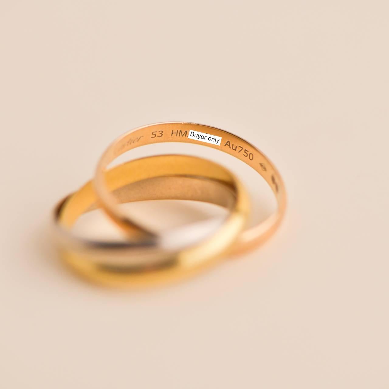 cartier trinity ring small vs classic