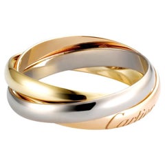 Cartier Trinity Classic Gold Ring Small Model Size 53