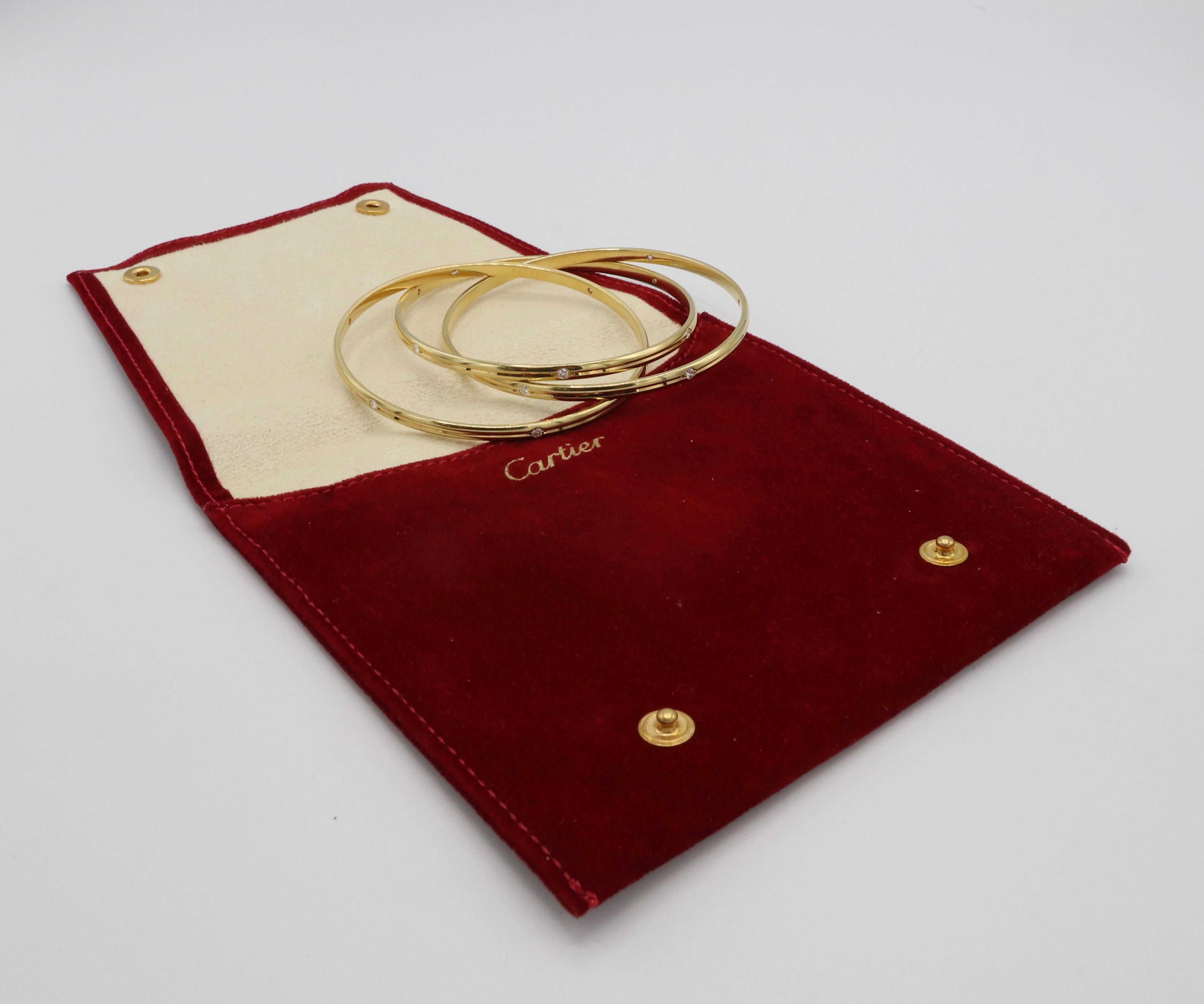 Bracelet Constellation de la Trinité en or jaune et diamants naturels de Cartier en vente 6