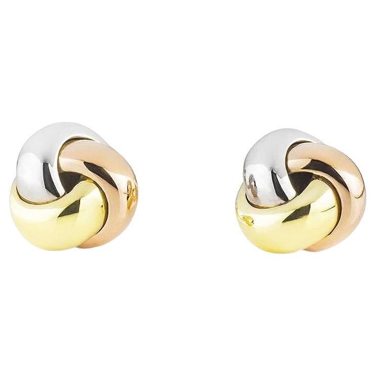 Cartier Trinity Cufflinks Tri-Gold T122073