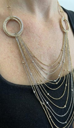 Cartier Trinity de 12 Carat Diamond Necklace