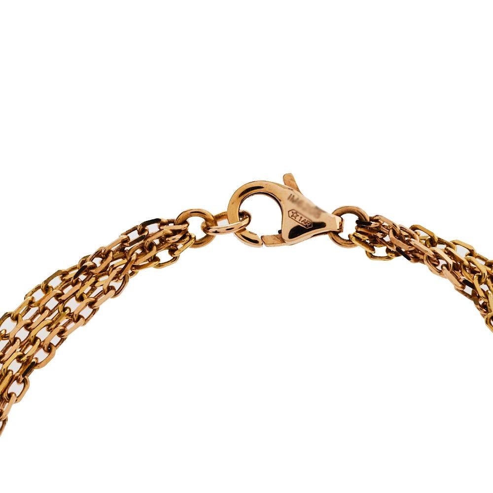 Cartier Trinity de Cartier 18K Three Tone Gold Bracelet In Good Condition In Dubai, Al Qouz 2