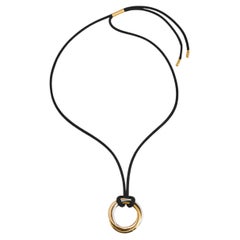 Cartier Trinity de Cartier 18k Three Tone Gold Cord Pendant Necklace