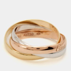 Cartier Trinity De Cartier 18K Dreifarbiger Goldring 50