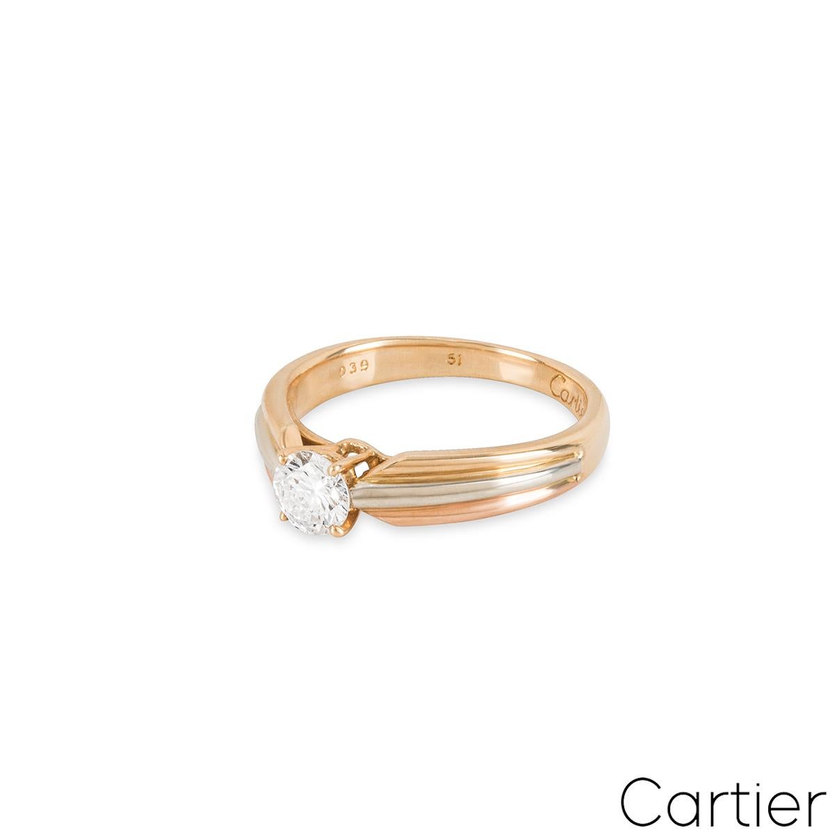 Cartier Trinity de Cartier Bague de fiançailles à diamants Pour femmes en vente