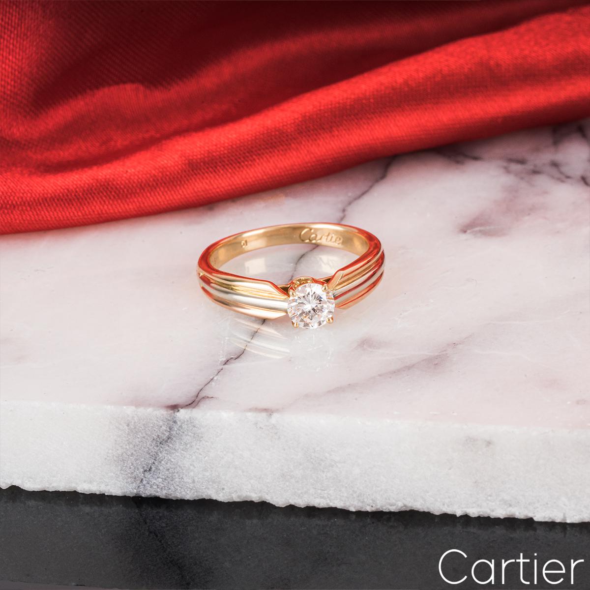 Cartier Trinity de Cartier Bague de fiançailles à diamants en vente 3