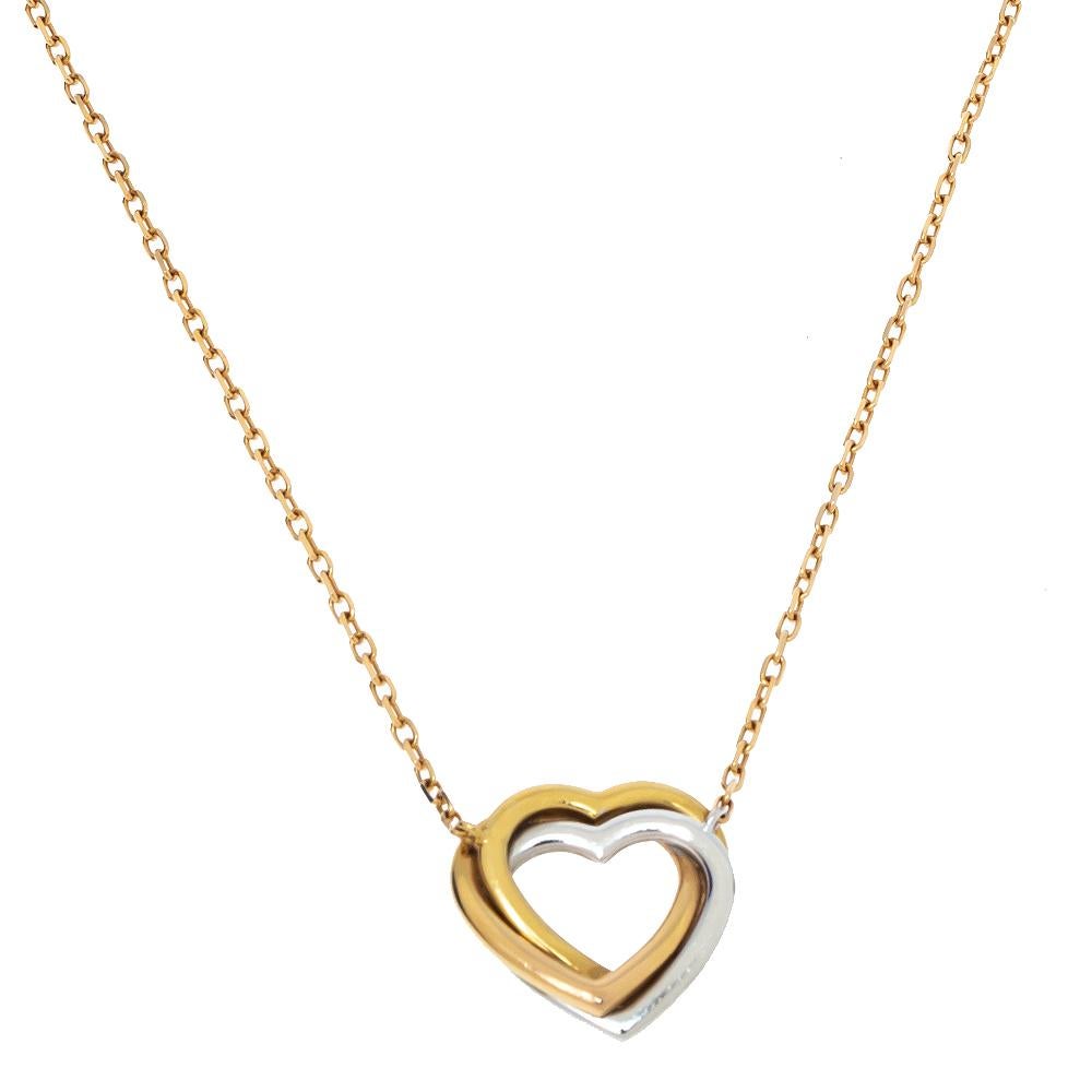 cartier trinity heart necklace