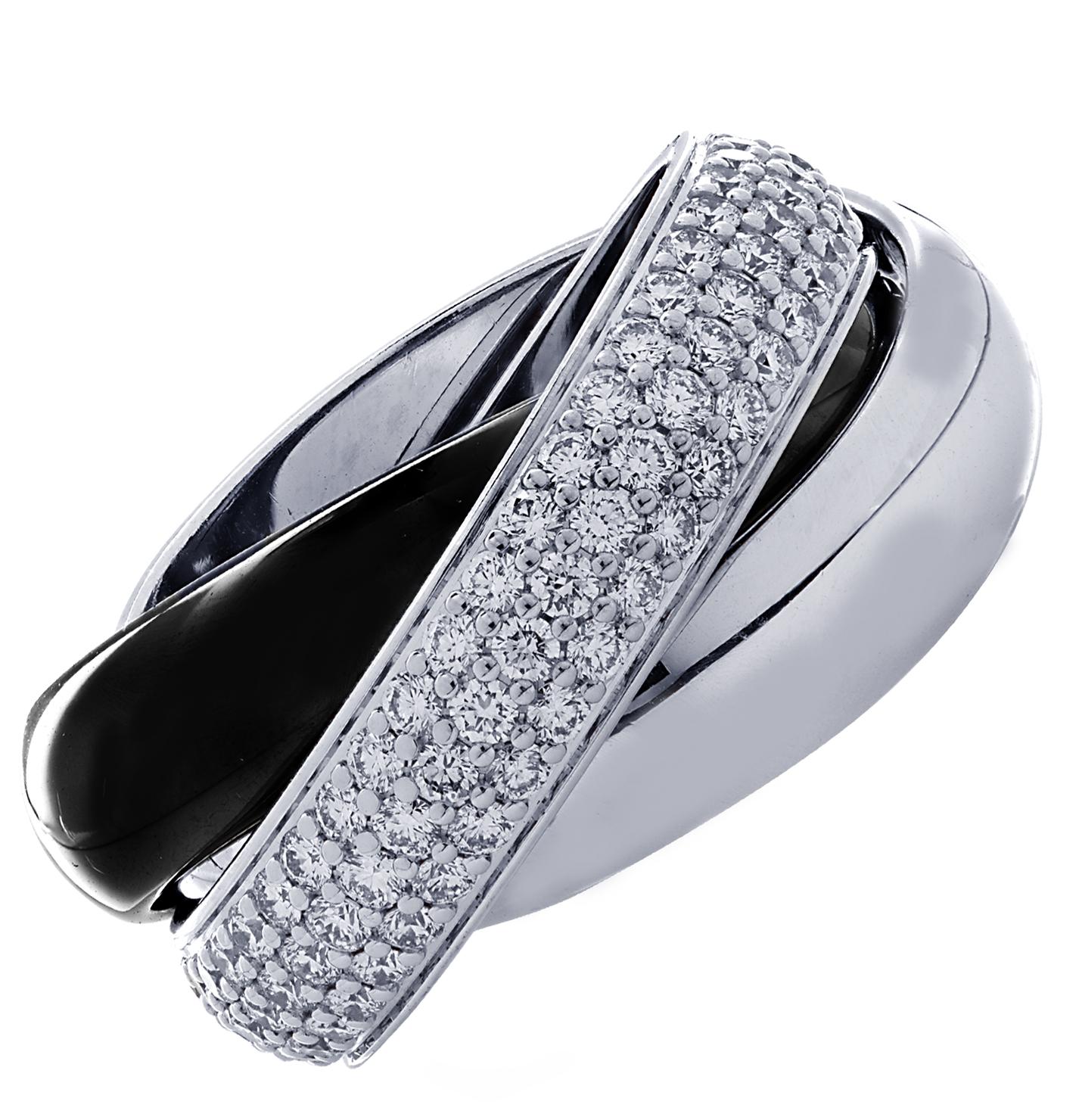 cartier trinity ring ceramic