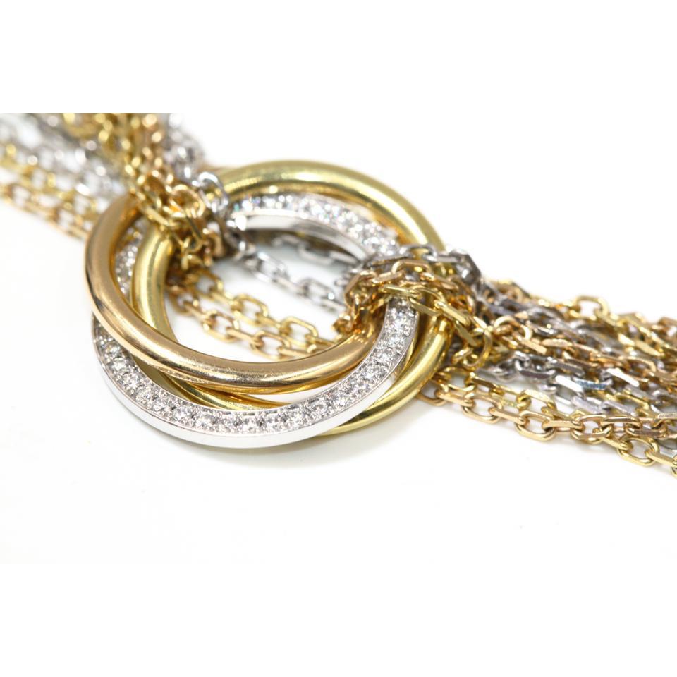 Cartier Trinity de Cartier Multi Circle Diamond Long Rope Necklace 1