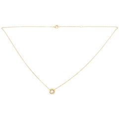 Cartier Trinity de Cartier Pendant Necklace 18 Karat Tricolor Gold with Diamon