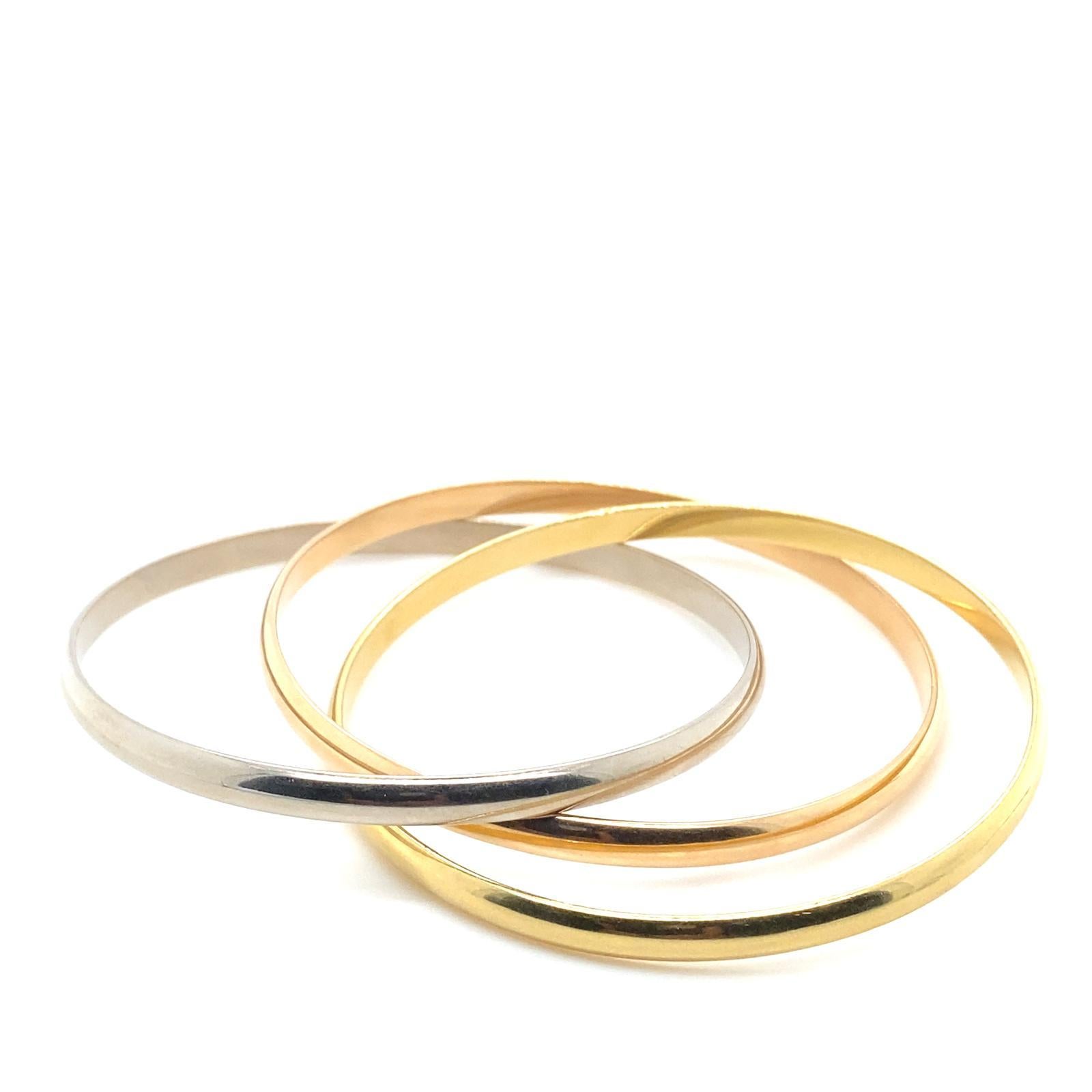 bracelet 3 ors entrelaces