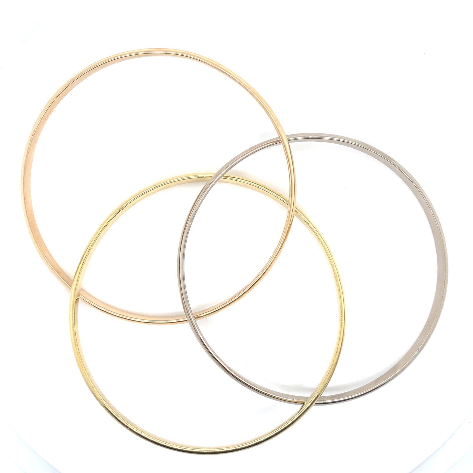 Bracelet à trois bracelets 'Trinity de Cartier' de Cartier Unisexe en vente