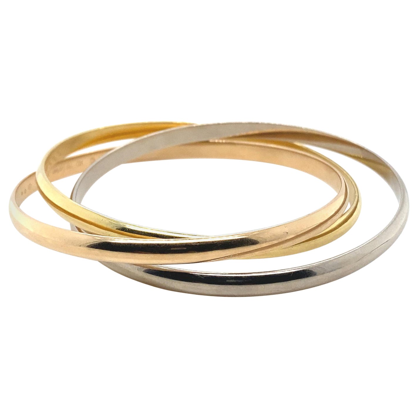 Cartier ‘Trinity de Cartier’ Three Bangle Bracelet