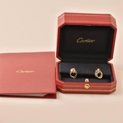Cartier Trinity Diamond 18K Gold Earrings