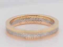 Cartier Trinity Diamond Full Circle Eternity 18 Karat Gold Ring Band