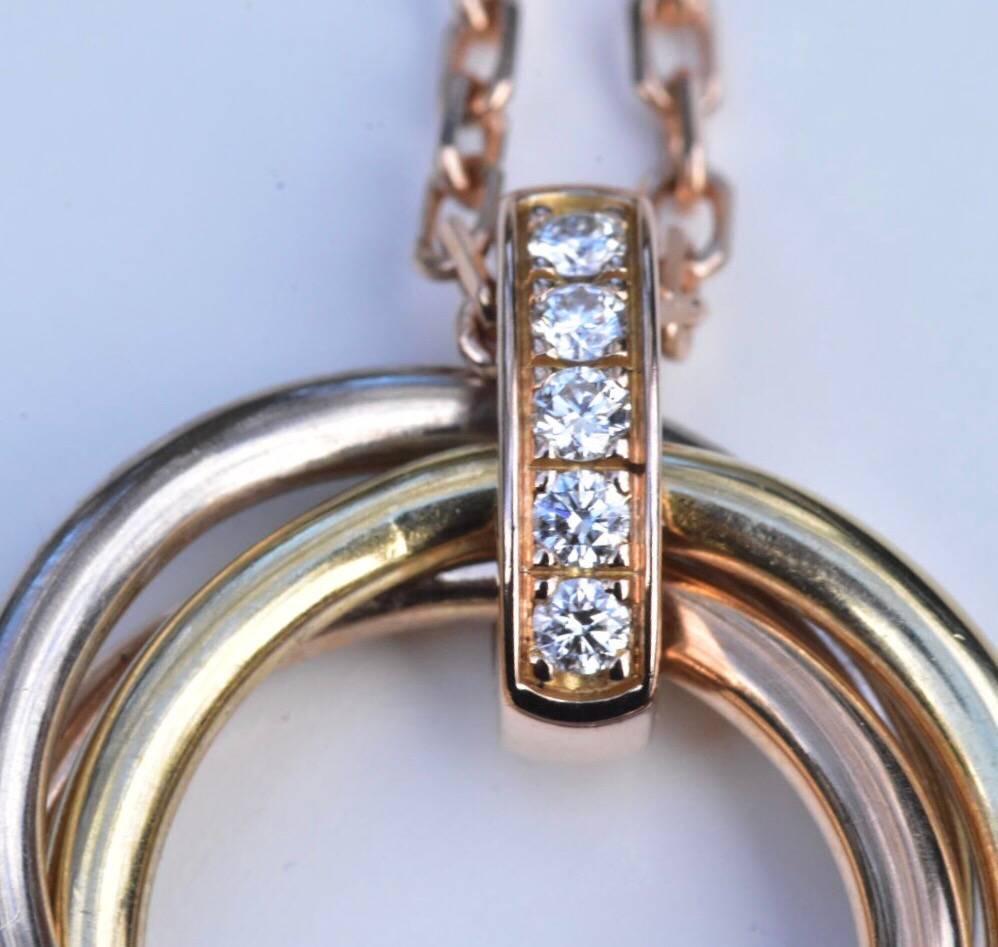 Women's Cartier Trinity Diamond Necklace