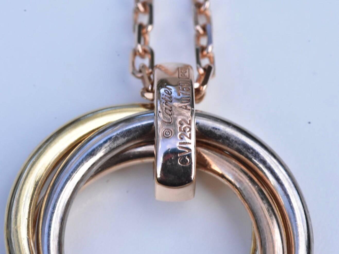 Cartier Trinity Diamond Necklace 1